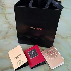 Tom Ford, Cartier, Yves Saint Laurent fragrances